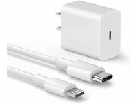 Apple USB-C 20W Power Adapter with USB-C to Lightning Cable Set 