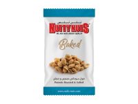 Nutty Nuts Baked Peanuts - Roasted & Salted, 40g x 12 Packs  (Box of 6)