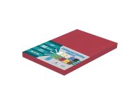 FIS FSBDE230A4DRE Embossed Binding Sheet - 230gsm, A4 , Red (Pack of 100)
