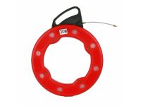 30M Electrical Cable Puller Conductive Puller + Case Fiberglass Fish Tape Reel