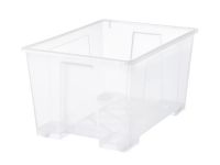 SAMLA 901.029.71 Transparent Box - 78 x 56 x 43cm / 130 Liter