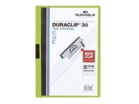 Durable 2200-05 Duraclip File - 30 Sheets, A4, Green