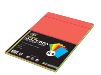FIS Premium Color Photocopy Paper, 100 Sheets, 80 gsm, 5 Assorted Premium Colors, A4 Size - FSPWA4P5C100