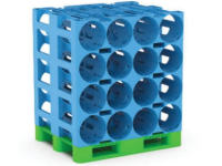 Water Rack 32bottles with pallet - SKY Blue