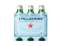 San Pellegrino Sparkling Natural Mineral Water 250ml Pack of 6 