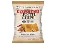 The Daily Crave Lentil Chips Spicy Sriracha 120g (Pack of 8)