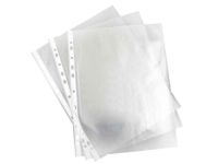 Modest MS860 White Edge Sheet Protector with 11 Holes - 60 Microns, 100 Sheets x (Box of 10)