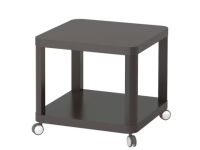 TINGBY Side Table on Castors - 50 x 50cm, Grey