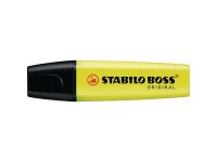 Stabilo Boss Original Highlighter - 2mm/5mm Tip, Yellow (Pack of 10)
