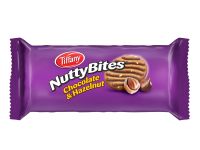Tiffany Nutty Bites Chocolate & Hazelnut Biscuit Value Pack, 81 Grams x 24 Pieces/Carton