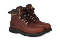 American Safety TW103 Safety Shoes - Size 41, Brown, 1 Pair