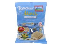 Loacker Minis Crispy Wafers Filled with Vanilla Cream,  10g x15 Pieces (150 Grams)