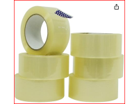 WOD Tape CST18RA Clear Packing Tape - 2in x 55 Yards Per Roll (6-Rolls)