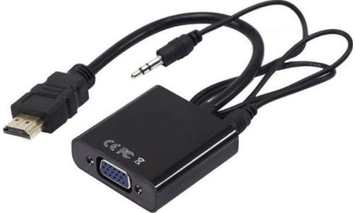 Kongda HDMI/VGA + Audio Cable, 20cm