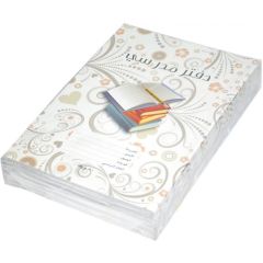 FIS FSNBOM182580 "Oman" Exercise Book with PVC Cover, 160 Pages (Pack of 12)