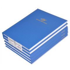 FIS FSMN9X73Q5MM 3QR 5mm Square Line Manuscript Book, 9" x 7" (Pack of 5)