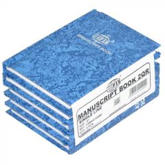FIS FSMNA72QMC 2QR 8mm Single Ruled Manuscript Book, A7 (Pack of 5)