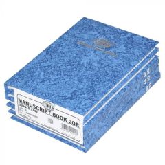 FIS FSMNA62QMC 2QR 8mm Single Ruled Manuscript Book, A6 (Pack of 5)
