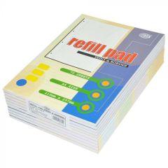 FIS FSPDRPA470N Feint & Border Refill Pad with 2-Holes - 70GSM, A4, 70 Sheets (Pack of 10) 