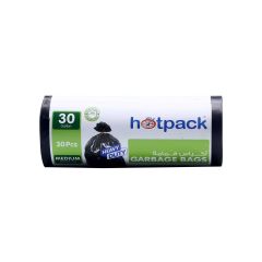 Hotpack Heavy Duty Garbage Bag - 30 Gallon, Medium, 65 x 95cm, 30 Pieces/Roll