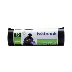 Hotpack Heavy Duty Garbage Bag - 70 Gallon, 105 x 130cm, 10 Pieces/Roll