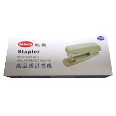 Allwin 258 Half Strip Metal Stapler - 20 Sheets Capacity, Assorted Color