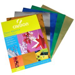 Canson 20099-2701 Aluminium Foil Sheet - 100gsm, A4, Assorted Color, 5 Sheets