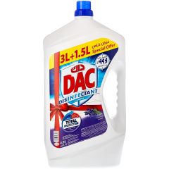 DAC Disinfectant Floor Cleaner - Lavender, 4.5 Liter