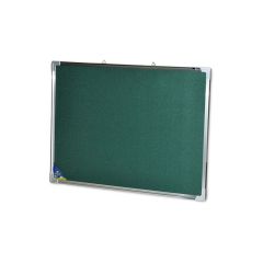 FIS FSGNF6090GR Fabric Board with Aluminium Frame, 60 x 90cm, Green