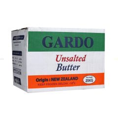 Gardo Unsalted Butter - Origin: New Zealand, 25Kg