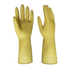 Generic Household Cleaning Gloves - Medium Size, Yellow, 1 Pair
