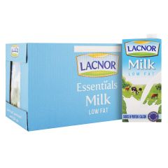 Lacnor Low Fat Milk - 1 Liter x (Pack of 12)