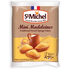 St Michel Mini Madeleine's Traditional French Sponge Cakes, 85 Grams