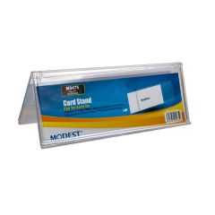 Modest MS475 Card Stand - 85 x 250mm, Transparent