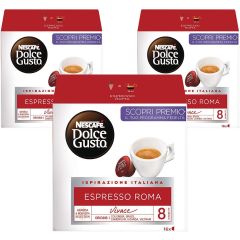 Nescafe Dolce Gusto Roma Coffee, 3 x 16 Capsules (48 Cups)