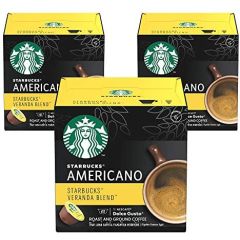 Starbucks Veranda Blend Americano by Nescafe Dolce Gusto, 3 x 12 Capsules (36 Cups)