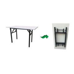 Foldable Table - 120 x 60 x 72cm, White